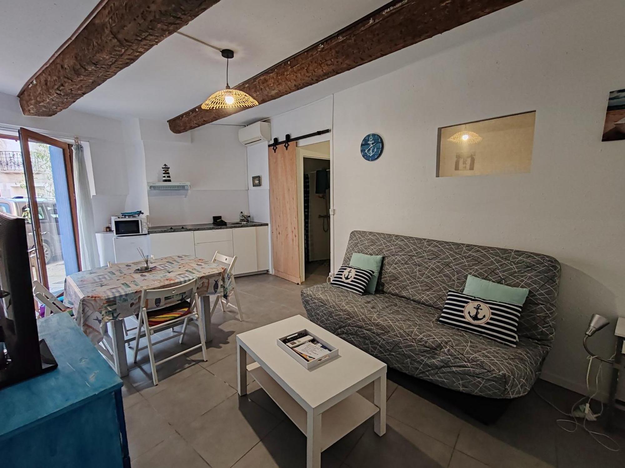 Joli T2 Ambiance Nautique Climatise Et Bien Situe Apartamento Marseillan  Exterior foto