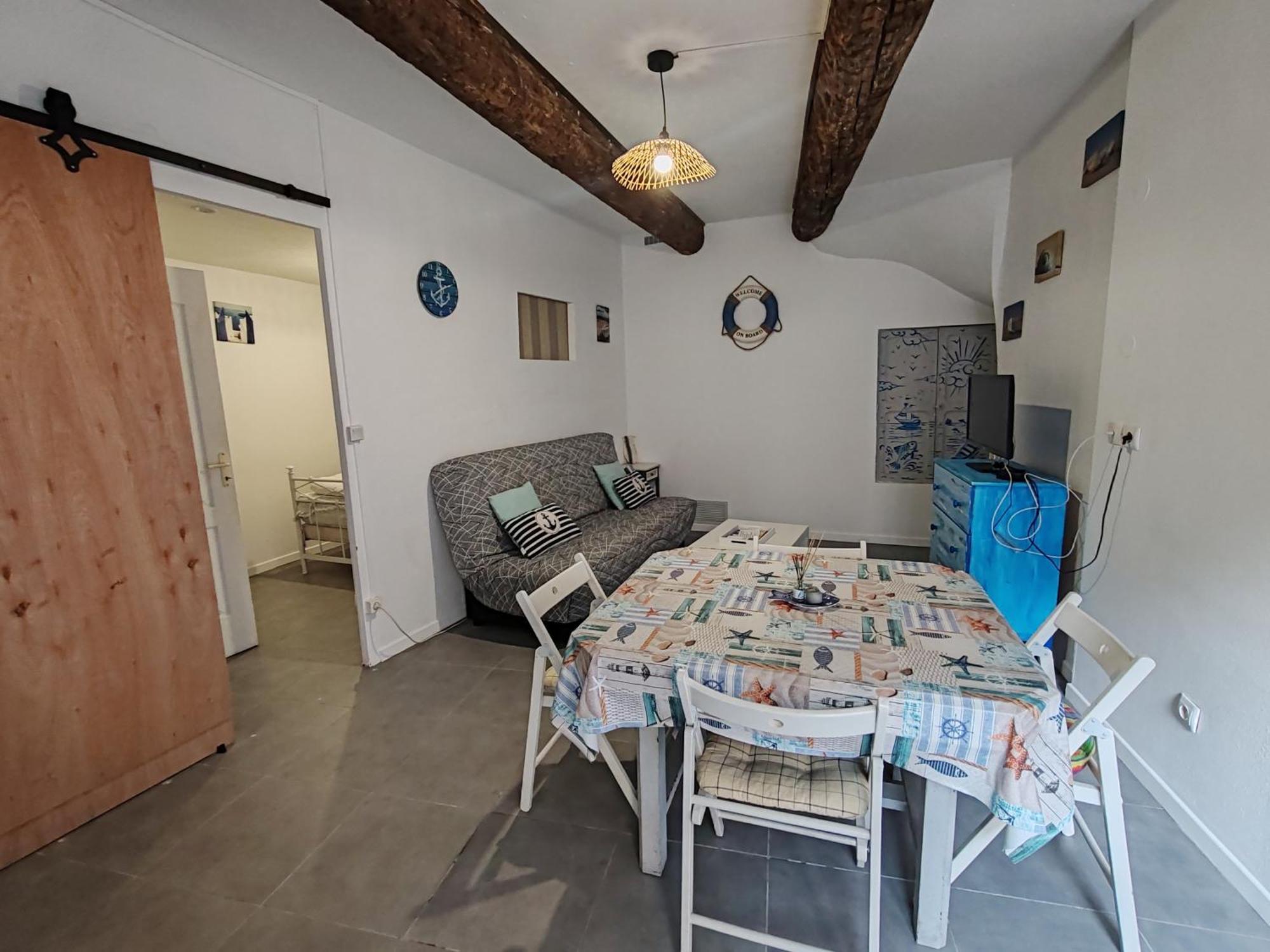 Joli T2 Ambiance Nautique Climatise Et Bien Situe Apartamento Marseillan  Exterior foto